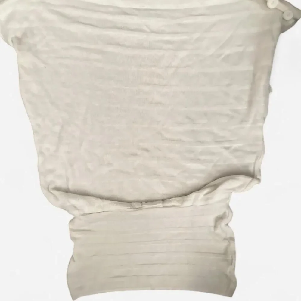 Papaya Women's White and Cream Shirt